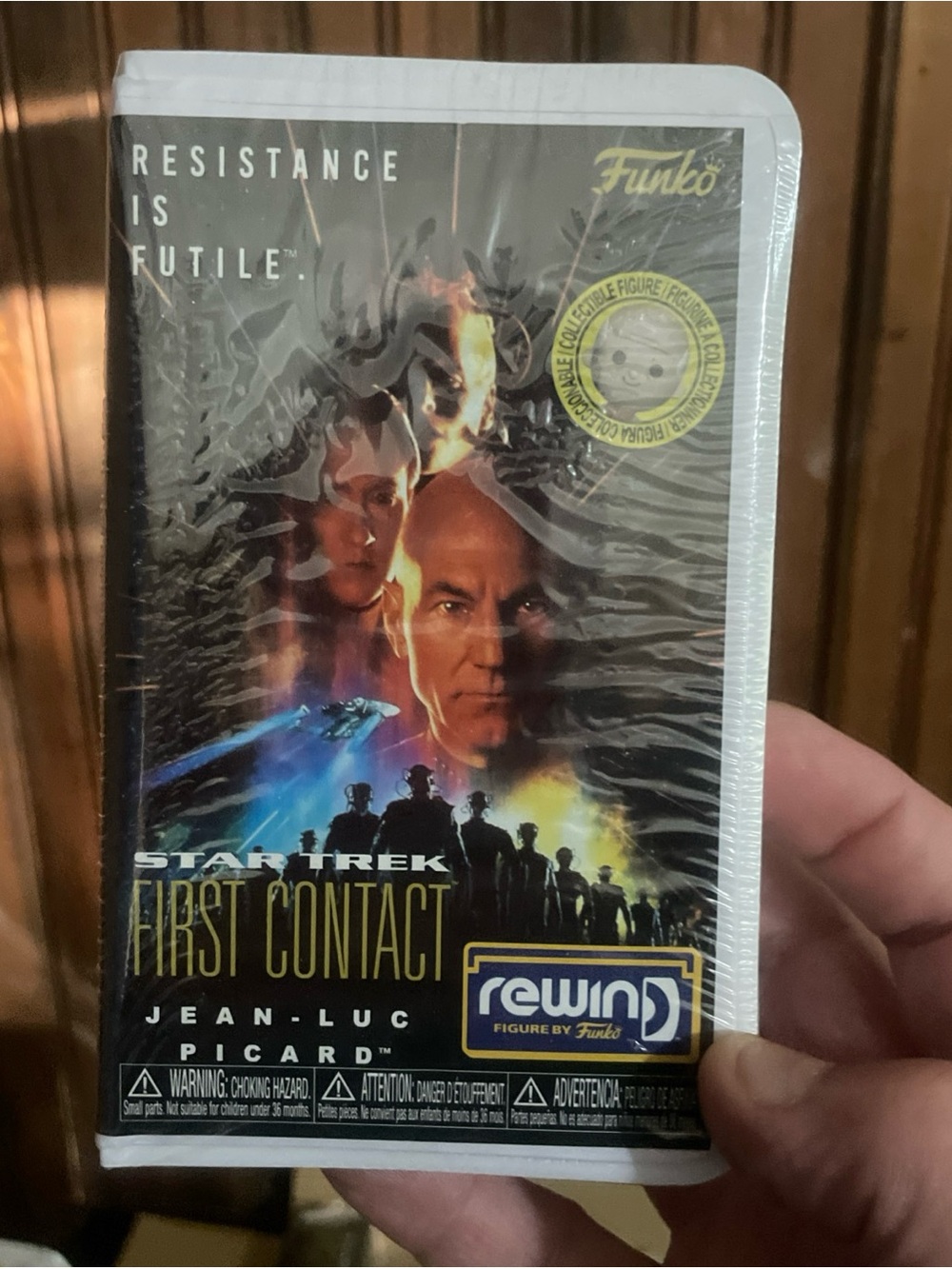 Funko Rewind Star Trek First Contact Jean-Luc Picard - Black/Yellow/Blue